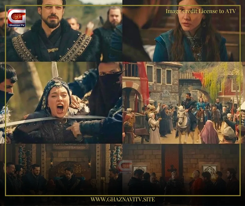 Watch Kurulus Orhan Episode 24 Urdu Subtitles free on Ghaznavi TV. Nilüfer's heartbreak deepens, Flavius's hidden wife arrives, and palace tensions reach a breaking point.