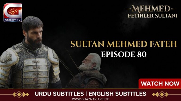 Watch Sultan Mehmed Fateh Episode 80 Urdu Subtitles free on Ghaznavi TV. Ali Bey's martyrdom shakes the army, Vlad's terror grows, and a shocking betrayal threatens Mehmed from within.